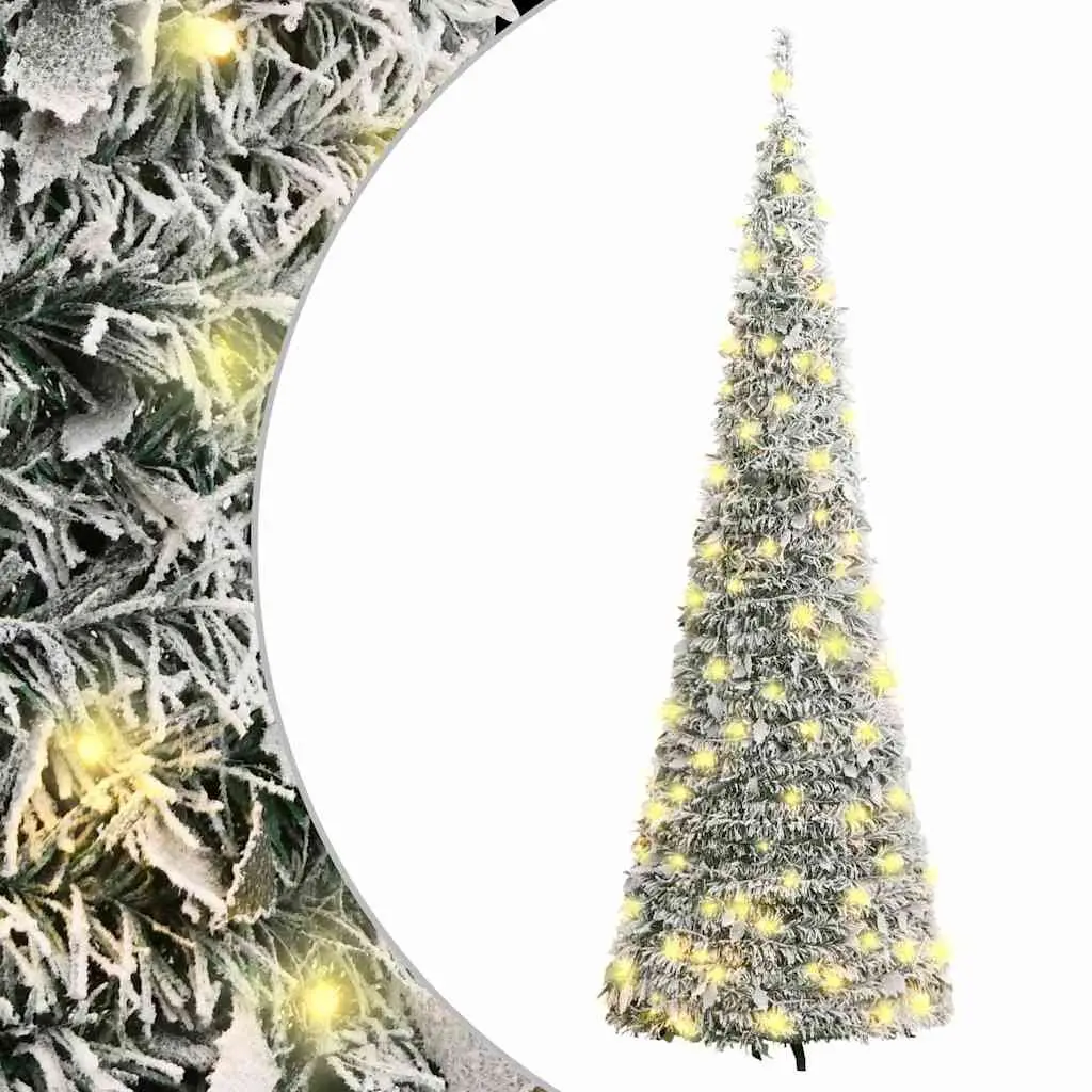 120cm White Flocked Christmas Tree