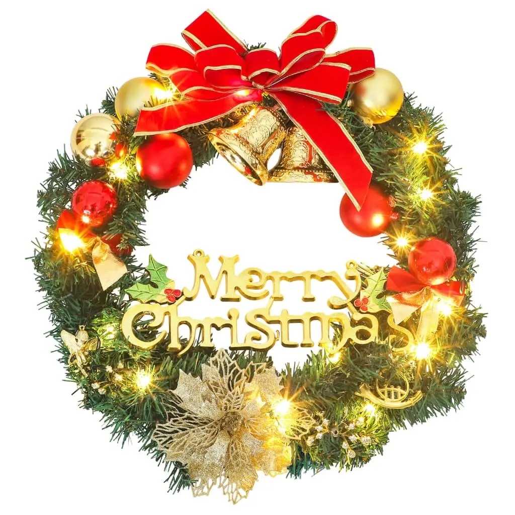 Christmas Wreath 60cm LED Lights Home Decoration
