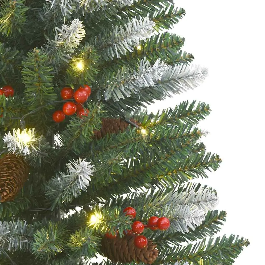 Artificial Christmas Tree Entryway 120cm Green with 100 LEDs and 8 Lighting Modes