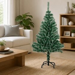 Specifications of 150cm Green Flocked Snow Artificial Tree