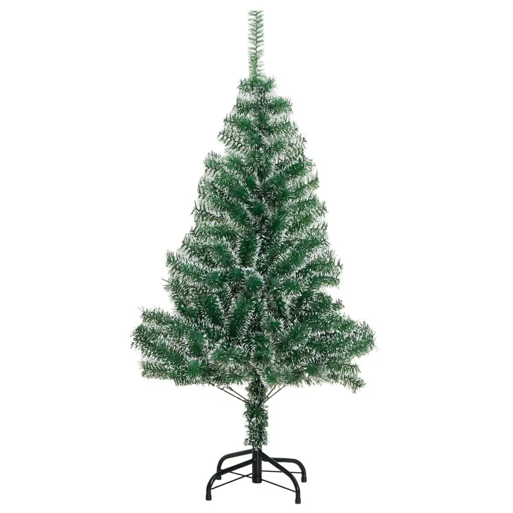 150cm Green Flocked Snow Artificial Tree