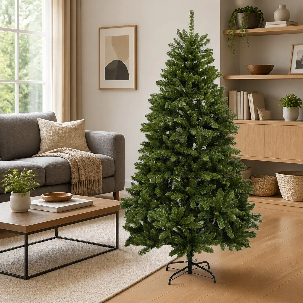 Artificial Christmas Tree for Holiday Decoration 210cm Green