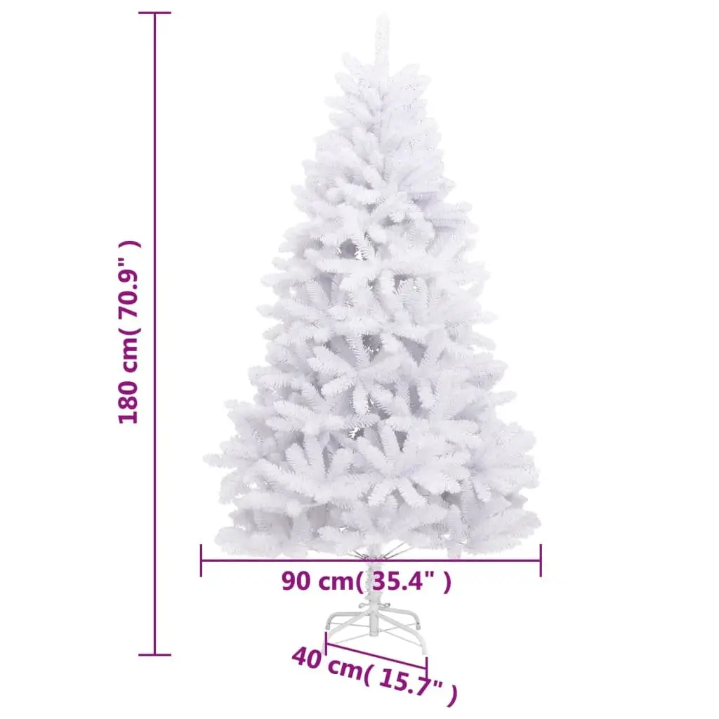 180cm White Artificial Christmas Tree