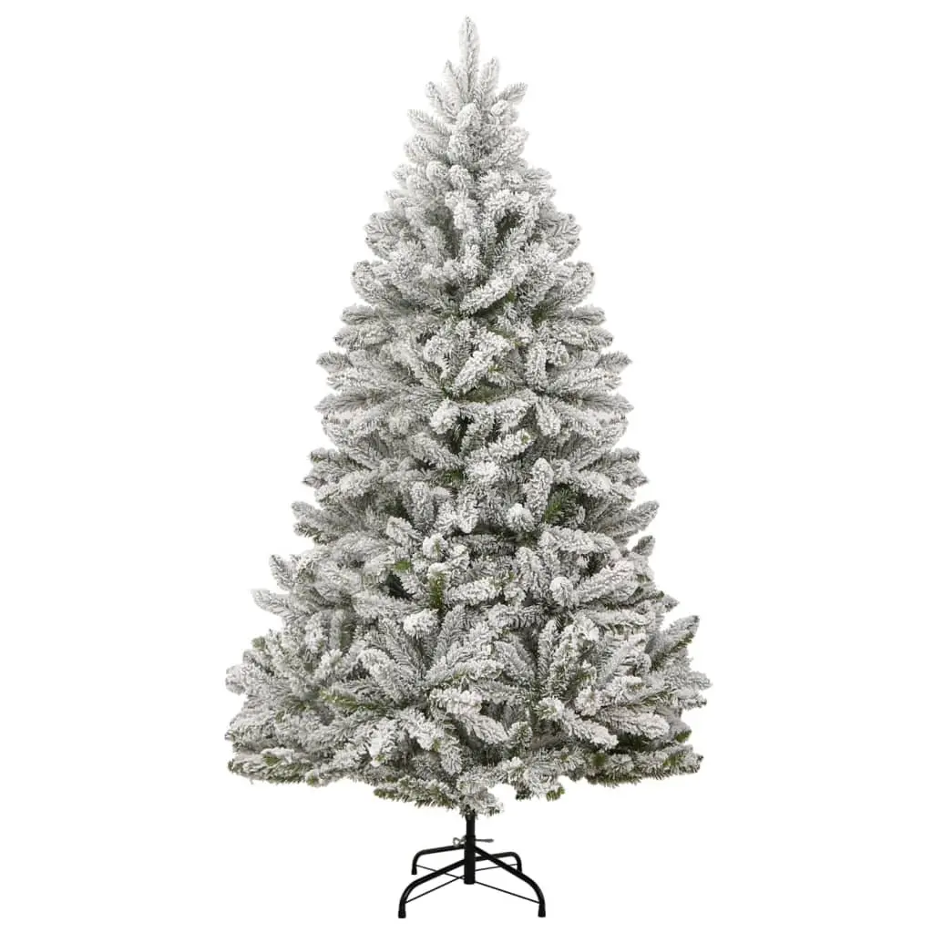 Artificial Christmas Tree for Home 240cm White Flocked Snow PVC Tips
