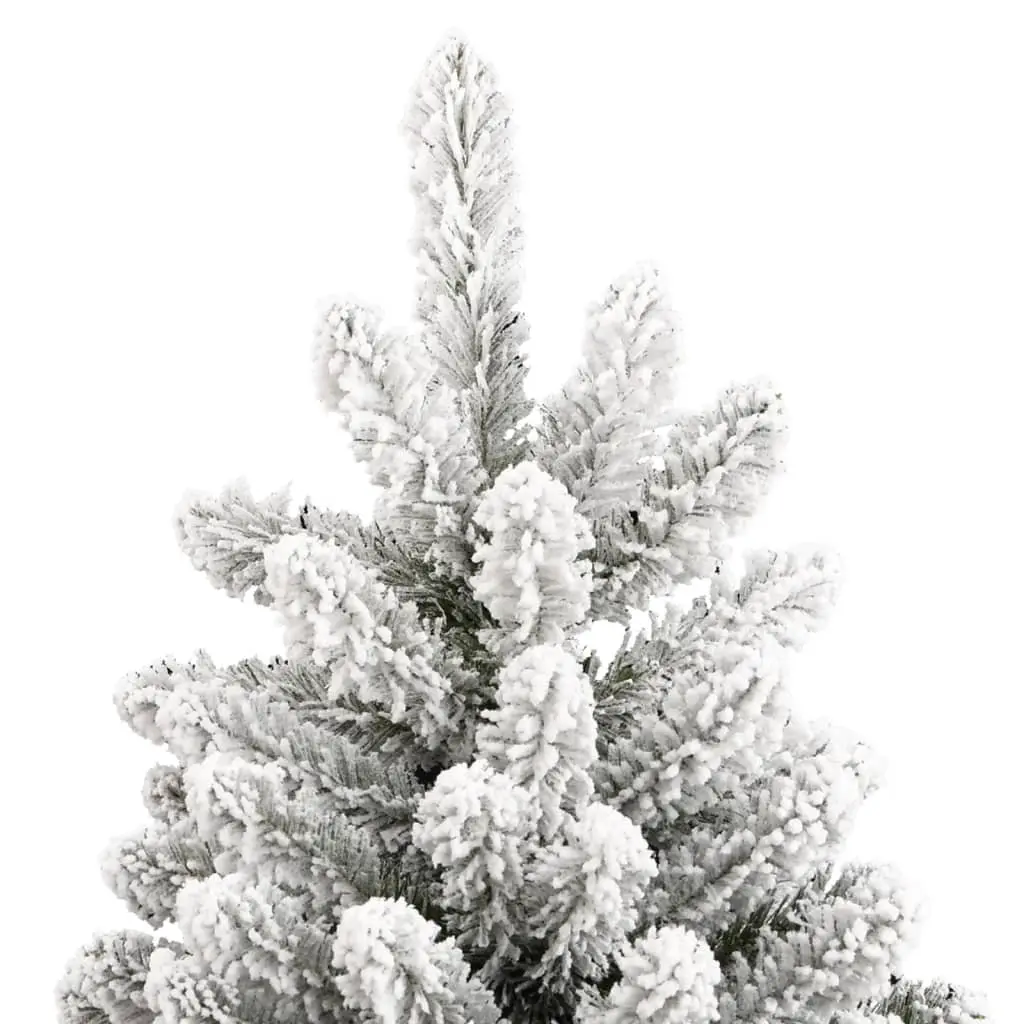 Artificial Christmas Tree for Home 240cm White Flocked Snow PVC Tips