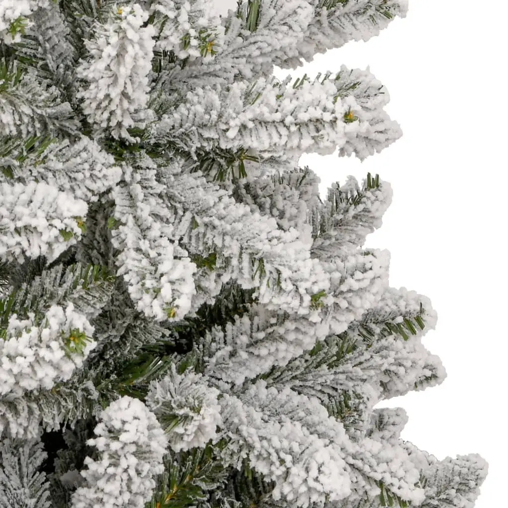 Artificial Christmas Tree for Home 240cm White Flocked Snow PVC Tips