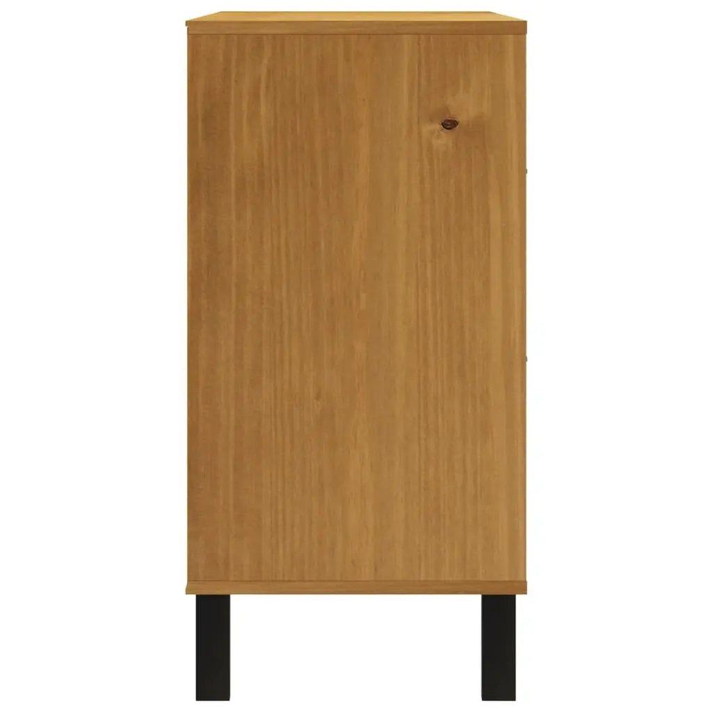 Drawer Cabinet Chest of Drawers 110x40x80 cm Brown Wood Storage Organizer