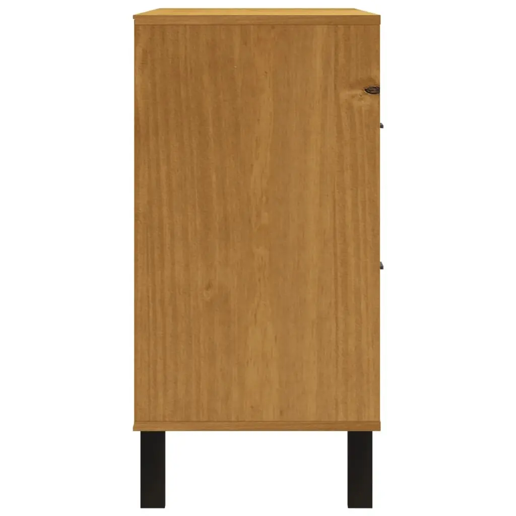 Drawer Cabinet Storage Organizer for Home Brown Wooden 4 Drawer
