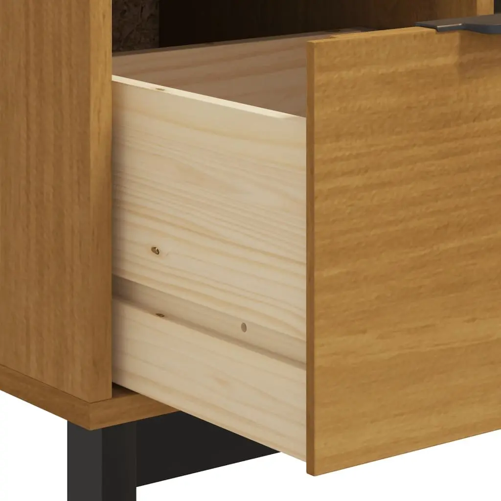 Drawer Cabinet Storage Organizer for Home Brown Wooden 4 Drawer