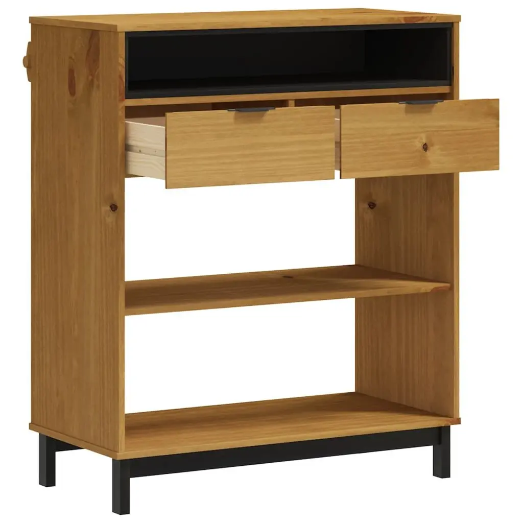 Bar Table 92x45x110cm Solid Pine Wood Kitchen Dining Room Furniture Brown