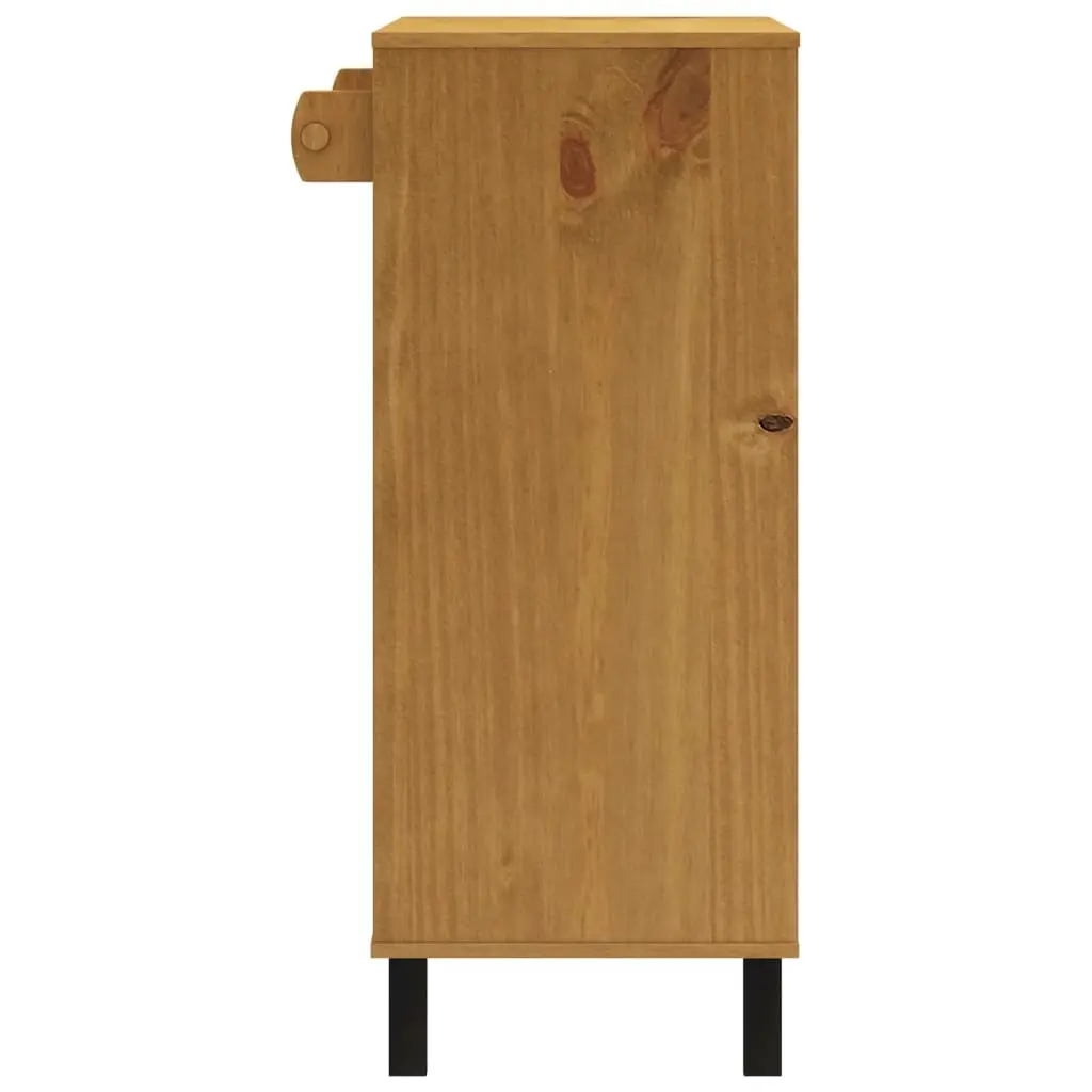 Bar Table 92x45x110cm Solid Pine Wood Kitchen Dining Room Furniture Brown