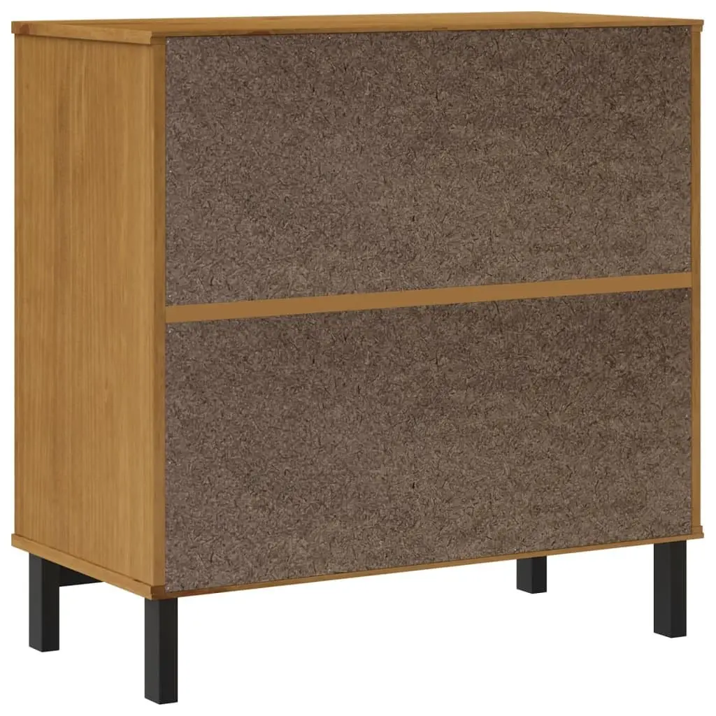 80x40x80cm Solid Pine Wood Sideboard Storage Cabinet