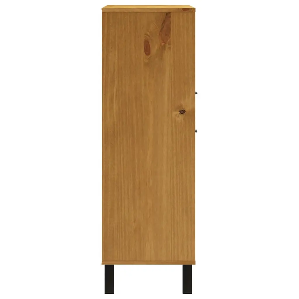 Wooden Highboard Storage Cabinet for Home 92cm W x 40cm D x 122.5cm H