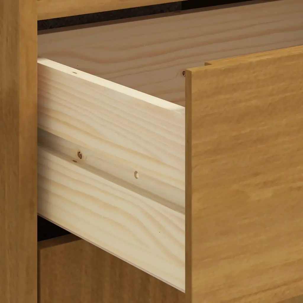 Wooden Highboard Storage Cabinet for Home 92cm W x 40cm D x 122.5cm H