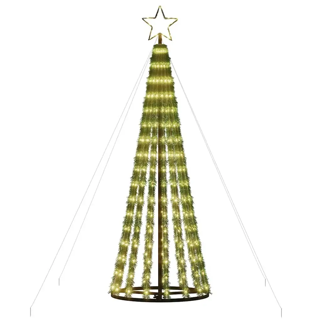 LED Christmas Tree Home Decor 180cm 275 LEDs Warm White