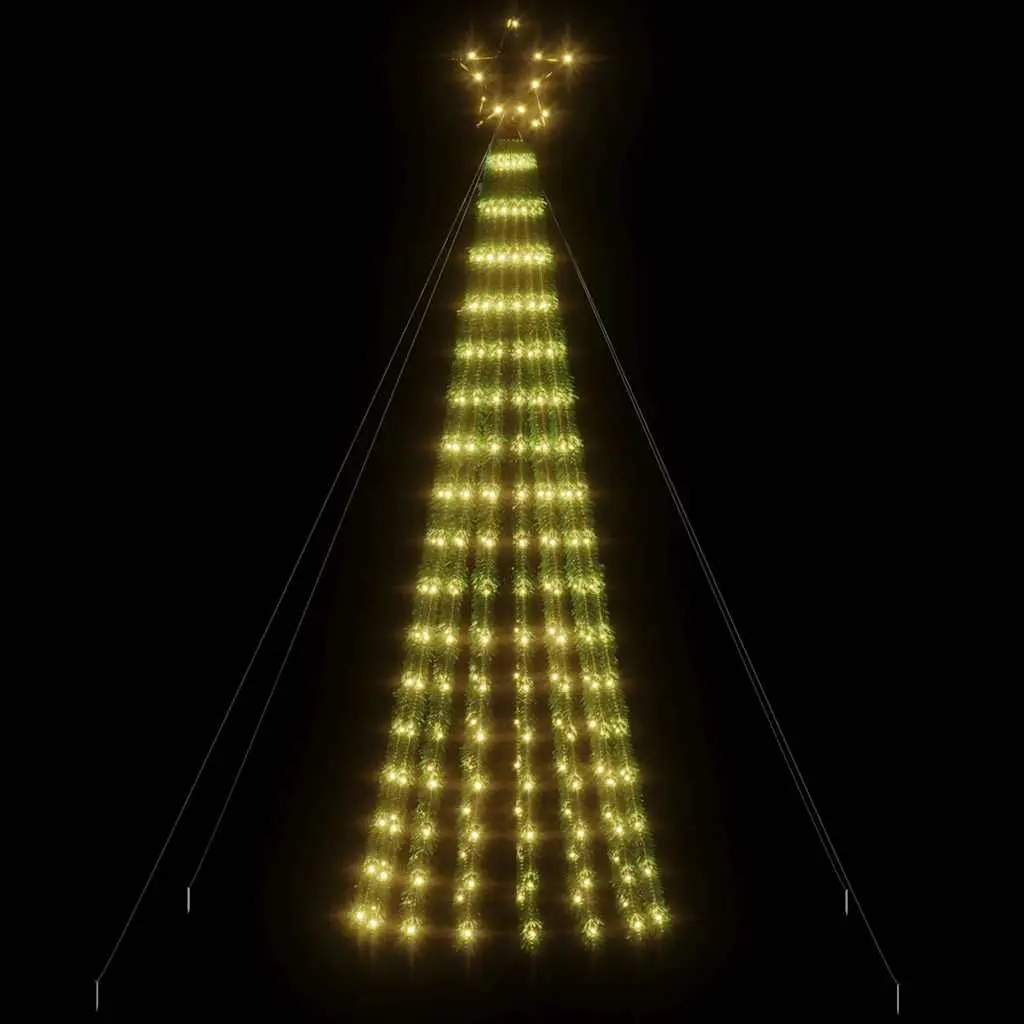 LED Christmas Tree Home Decor 180cm 275 LEDs Warm White