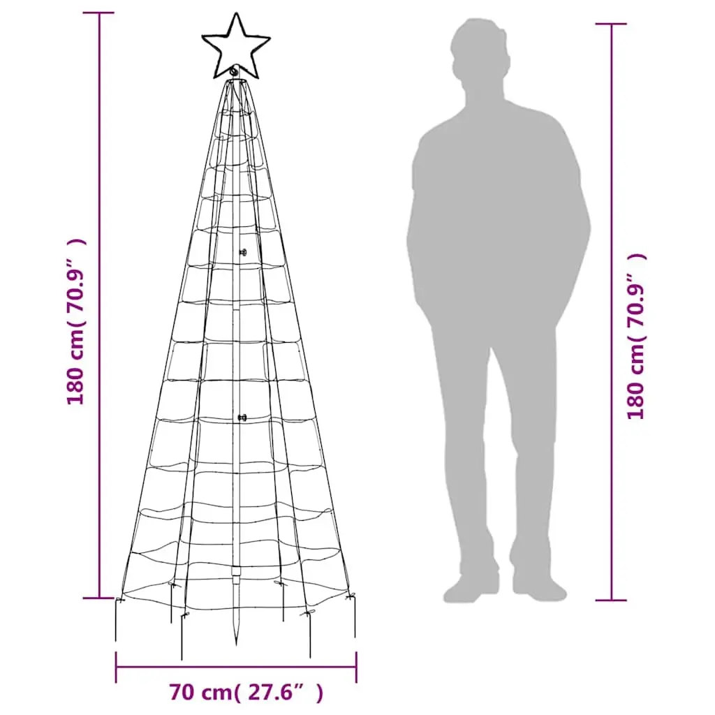 180cm LED Christmas Tree with Lights
