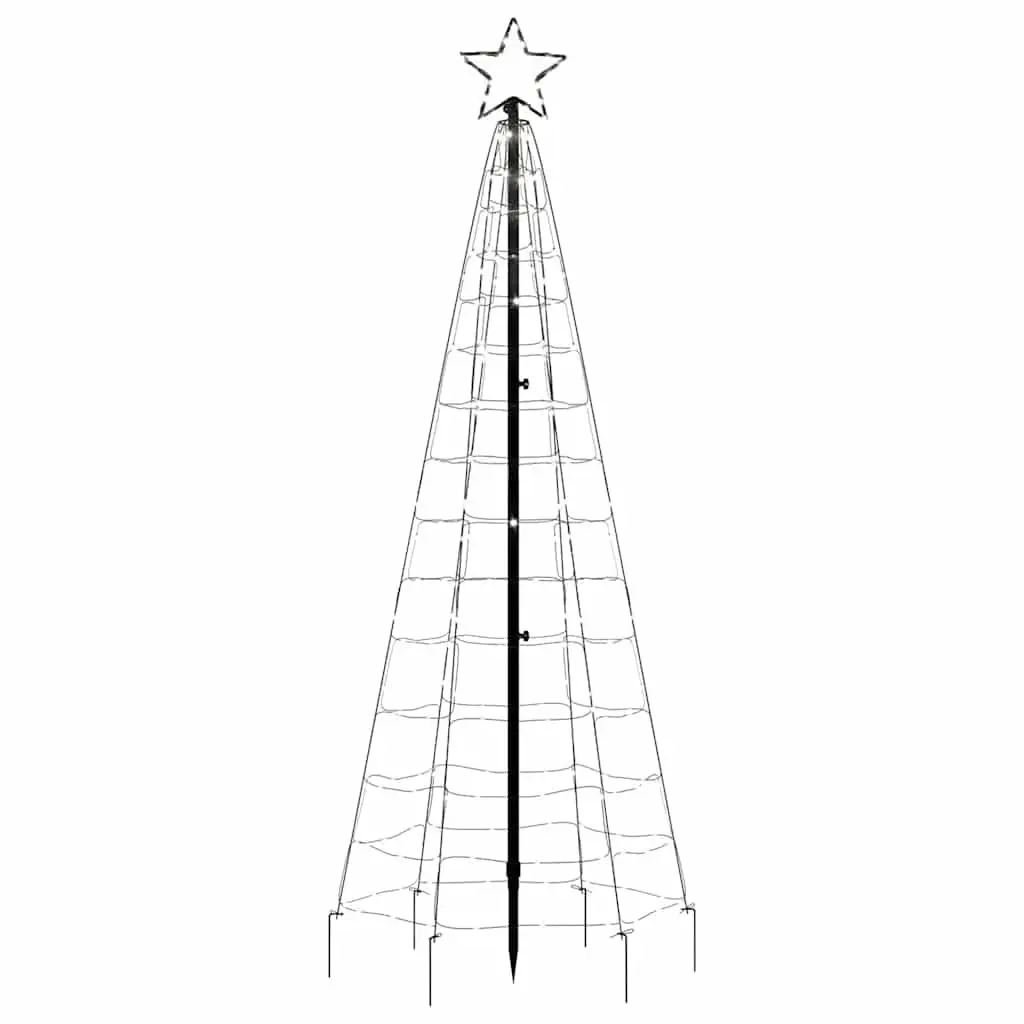 LED Christmas Tree 180cm with 220 Cold White Lights