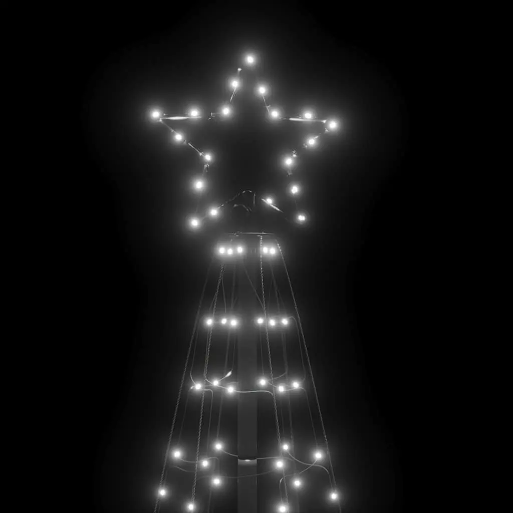 LED Christmas Tree 180cm with 220 Cold White Lights
