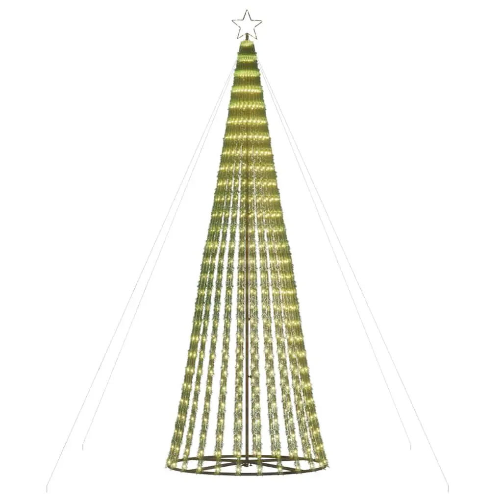 LED Christmas Tree Indoor Outdoor 300cm 688 Warm White Lights 8 Effects