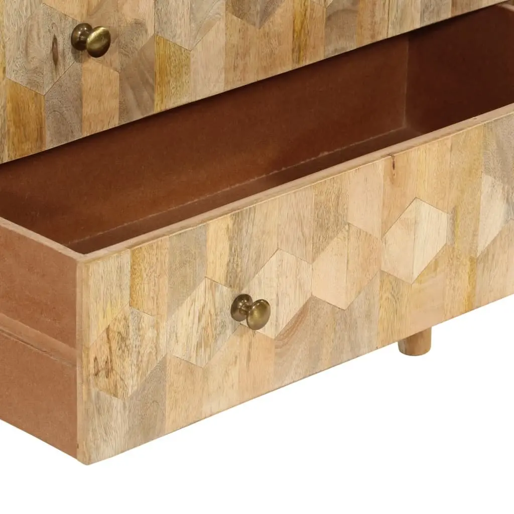 Drawer Cabinet with Solid Mango Wood Construction