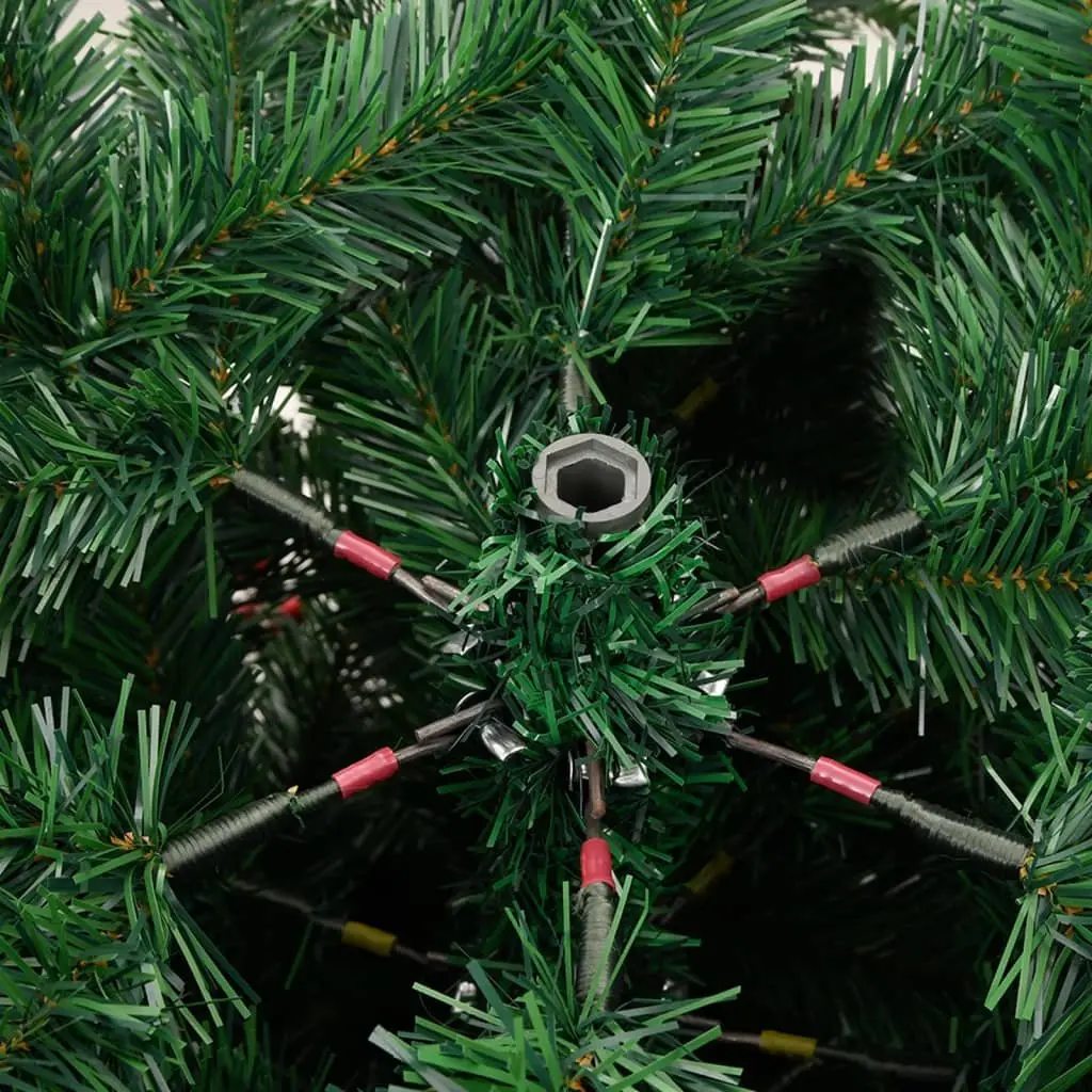 Artificial Christmas Tree for Home 180cm Green with Cones Berries