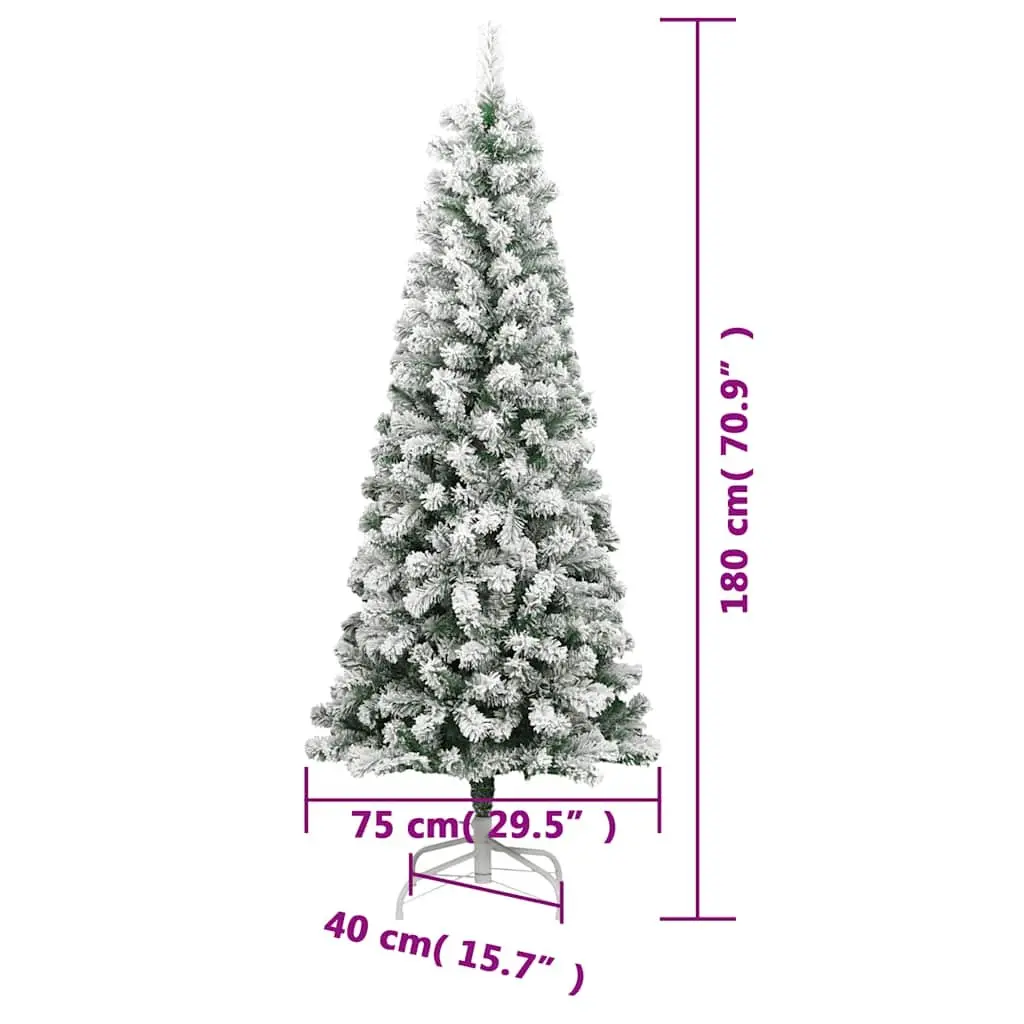 180cm Artificial White Christmas Tree