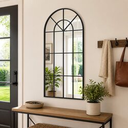 Specifications of Black Arch Wall Mirror 50x100 cm Iron Frame
