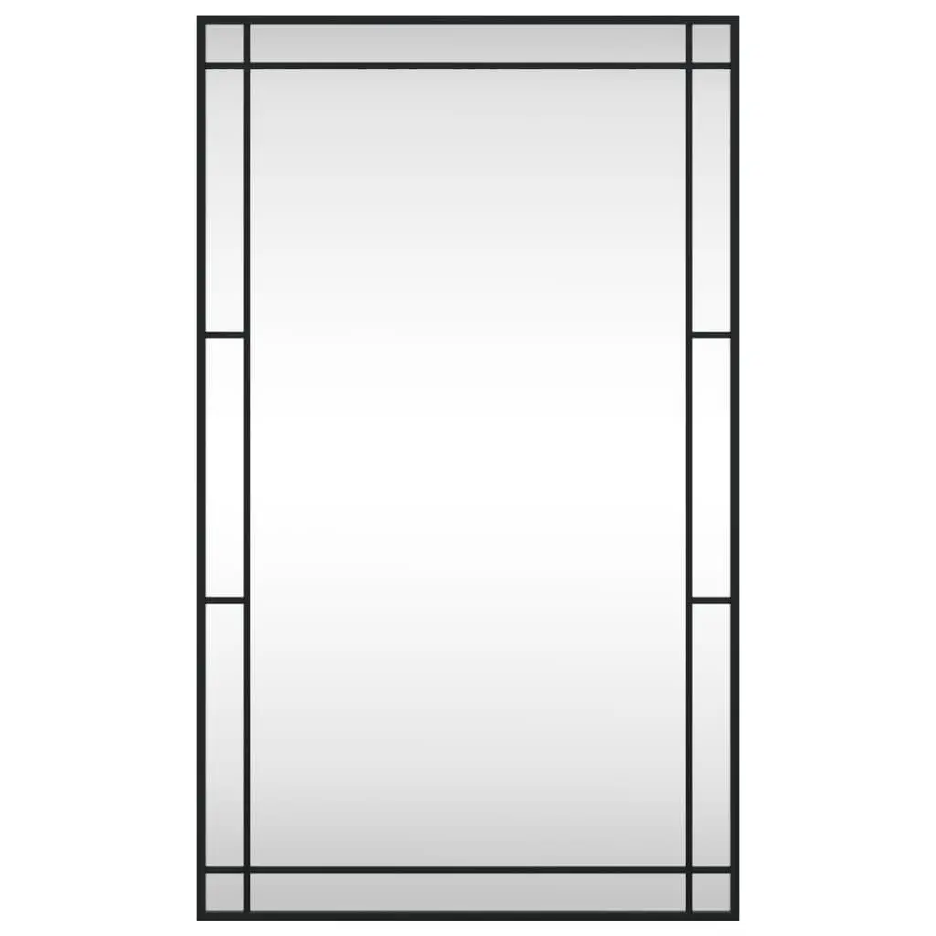 Black Rectangular Wall Mirror 60x100 cm