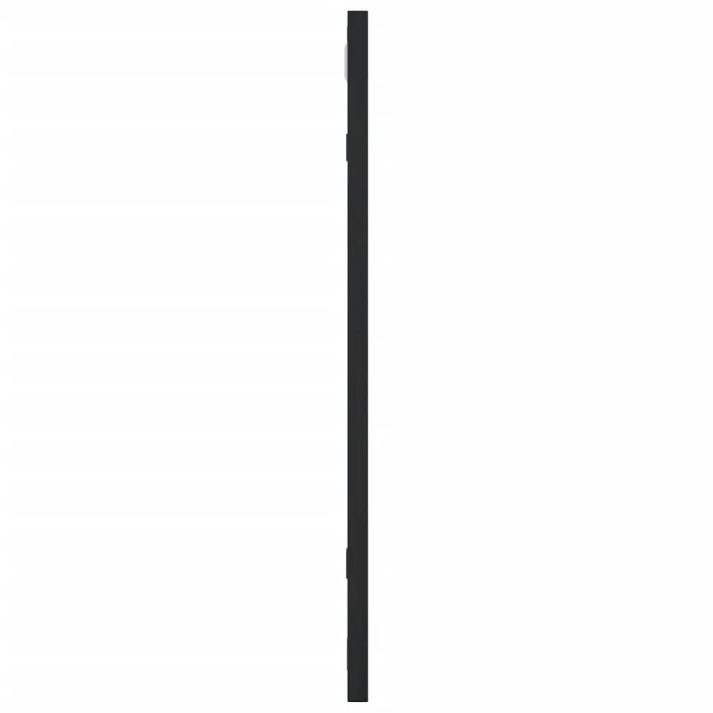 50x50 cm Black Square Wall Mirror with Iron Frame