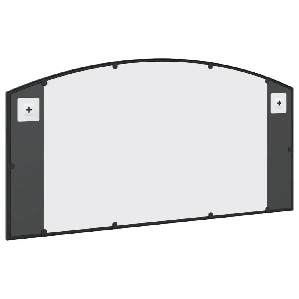 Black Arch Wall Mirror 100x50 cm