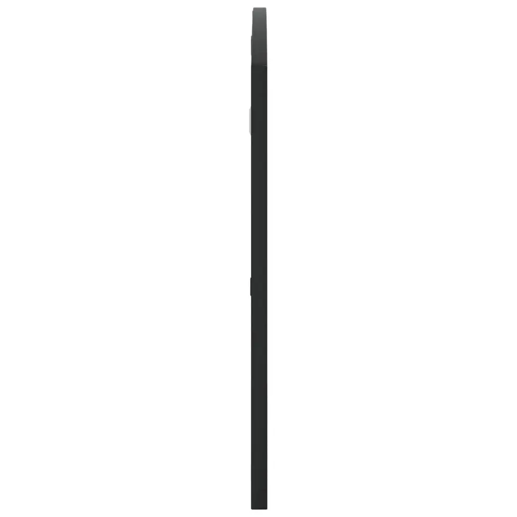 Black Arch Wall Mirror 100x50 cm