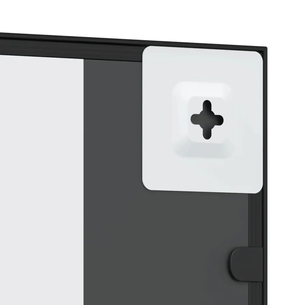 Black Wall Mirror 30x80cm