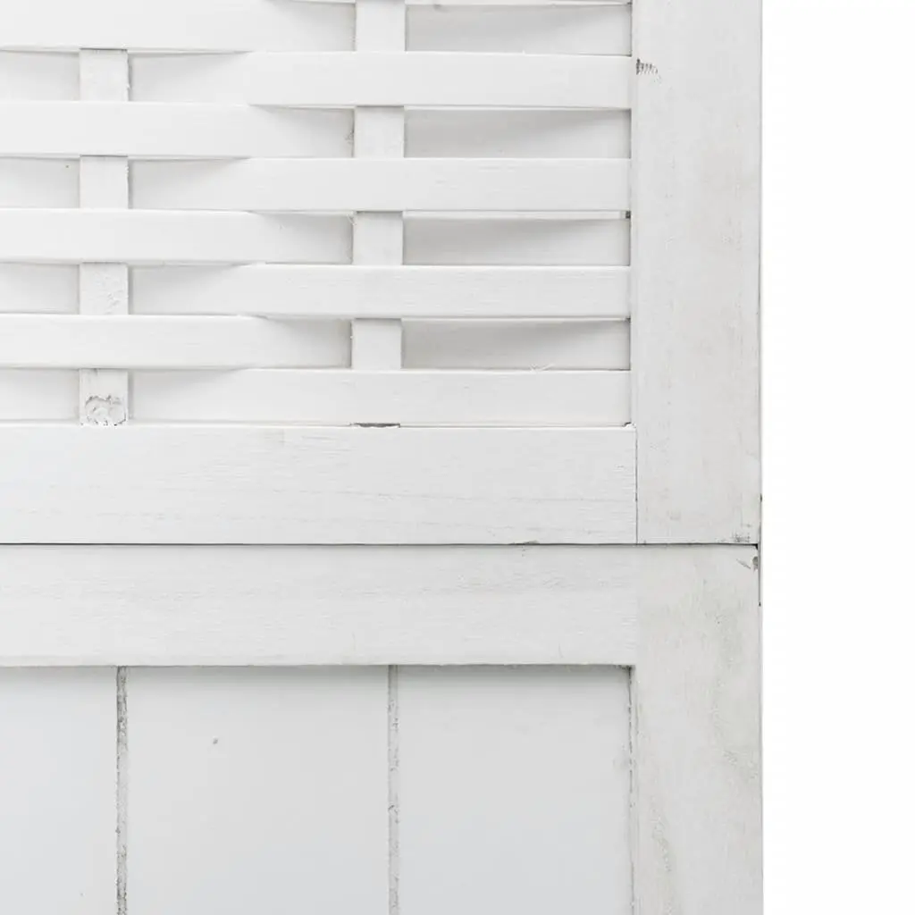 Room Divider 3 Panels White Folding Privacy Screen Indoor Partition Bedroom