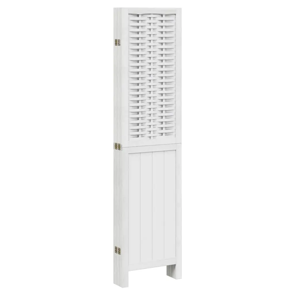 Room Divider Indoor 6 Panels White Folding Privacy Screen