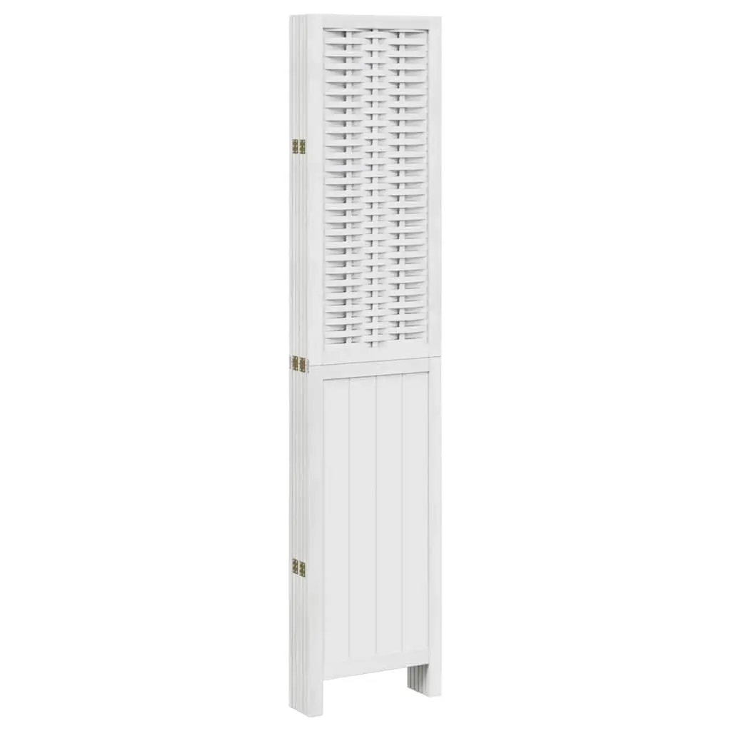 Room Divider 6 Panels White Folding Privacy Screen Indoor Partition