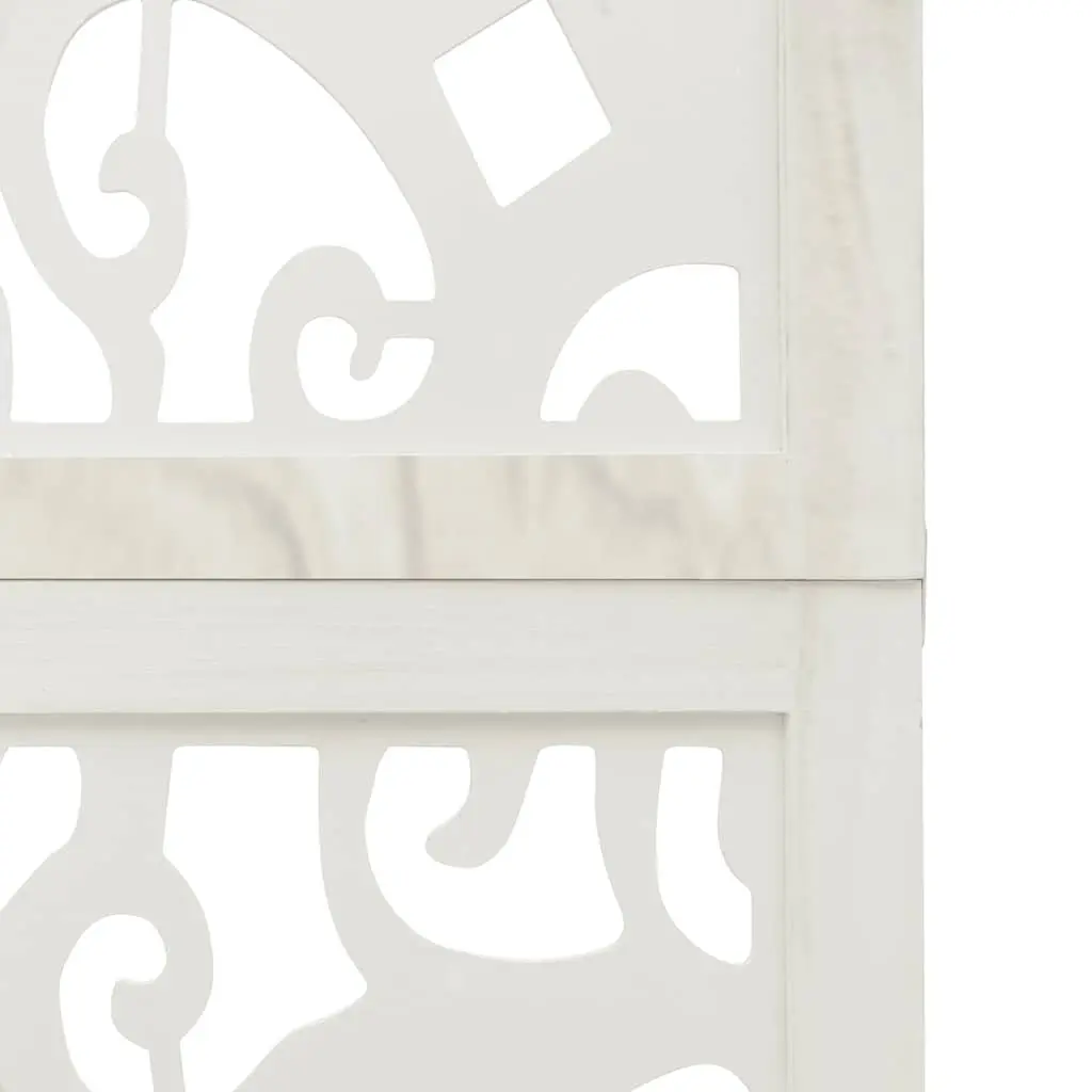 Room Divider 3 Panels White Folding Privacy Screen Partition Indoor Decor