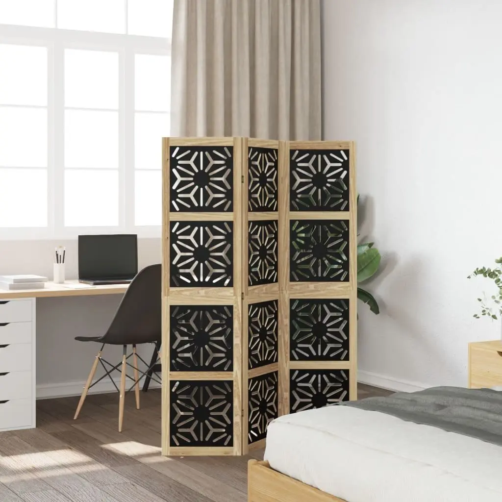 Room Divider 3 Panels Folding Privacy Screen Indoor Partition Decorative Home