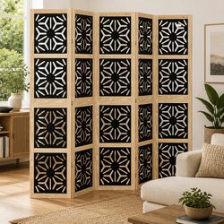 Specifications of 5-Panel Folding Privacy Screen
