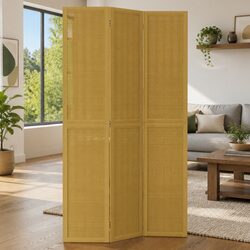 Room Divider Privacy Screen - 3 Panels of Solid Wood