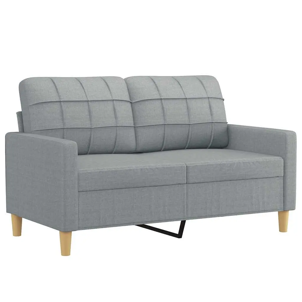 Light Grey 2-Seater Sofa