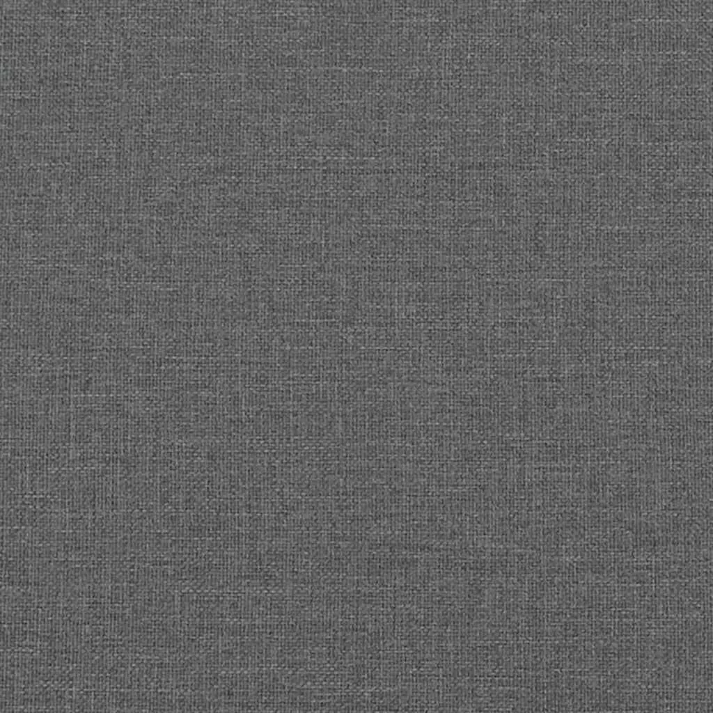 2-Seater Sofa Grey Fabric Living Room 140cm Wide
