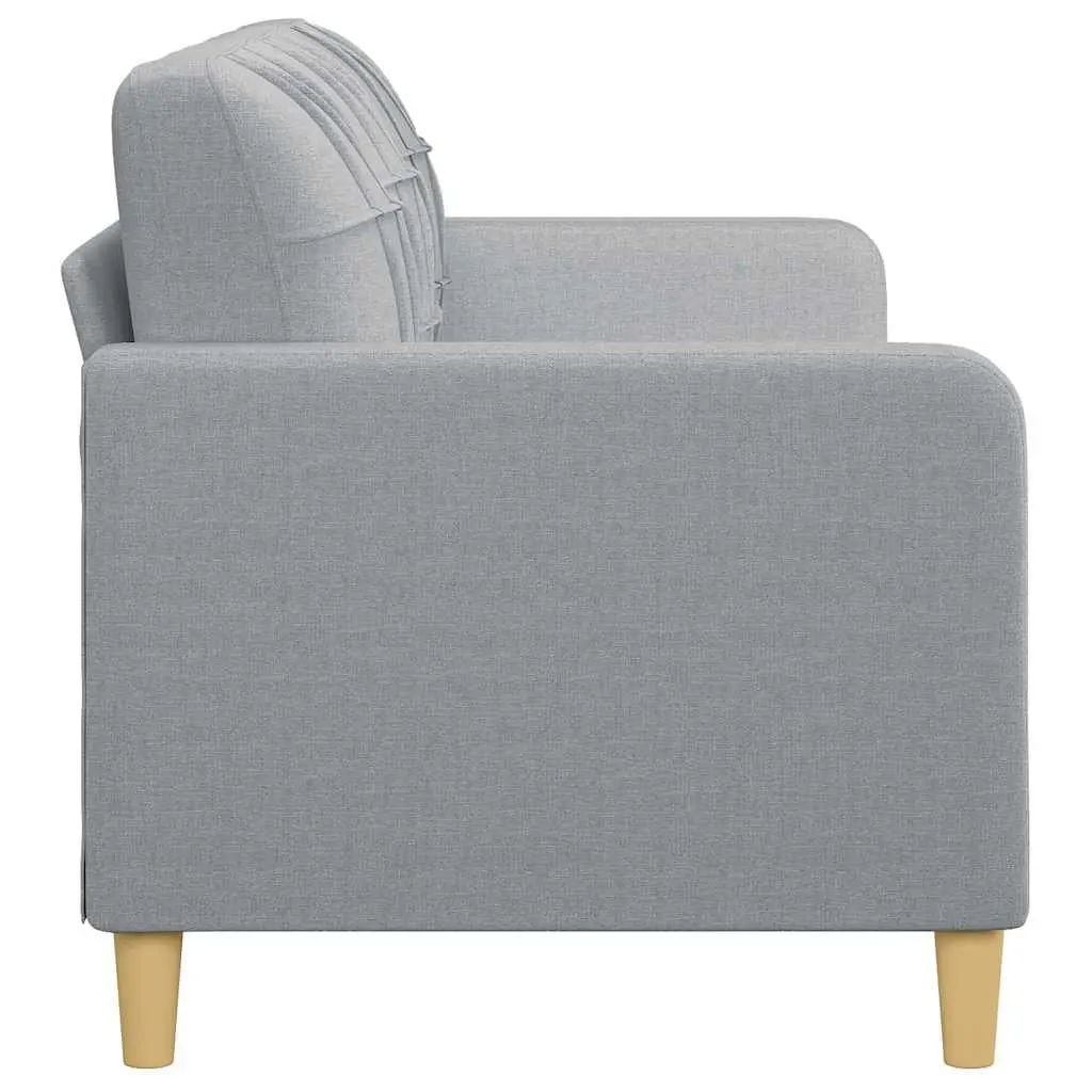 3-Seater Grey Fabric Sofa 180cm