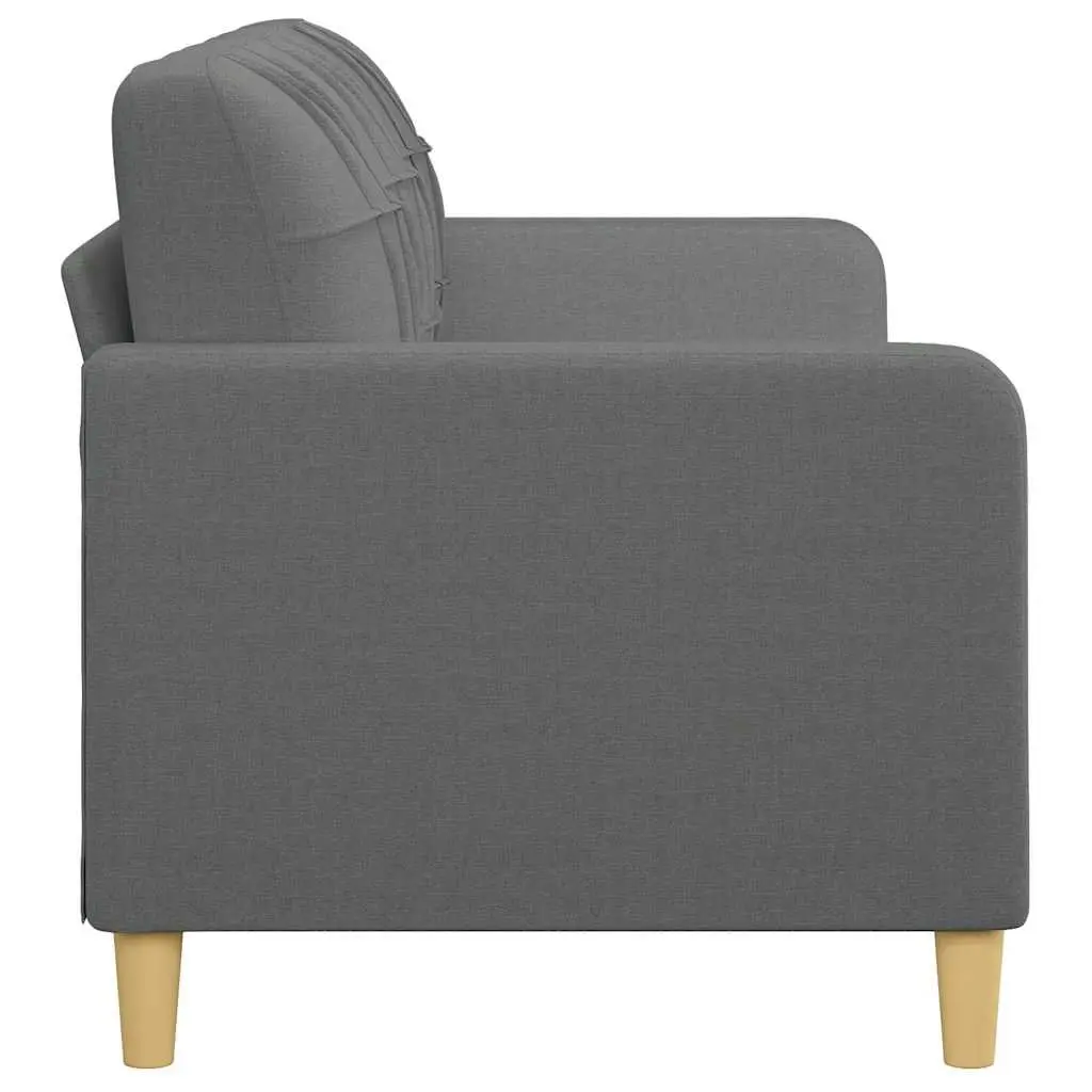 3-Seater Grey Fabric Lounge Couch