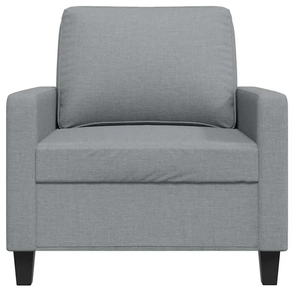 Sofa Chair Grey Fabric Living Room 60cm