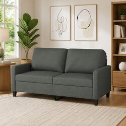 2-Seater Dark Grey Sofa Specifications and Features