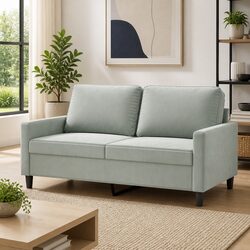 Specifications of 2-Seater Grey Velvet Couch - 140cm