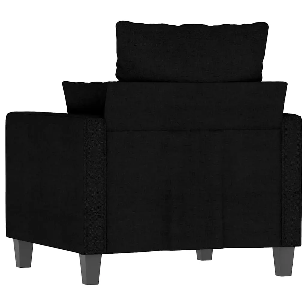 Fabric Sofa Chair for Living Room 60cm Black