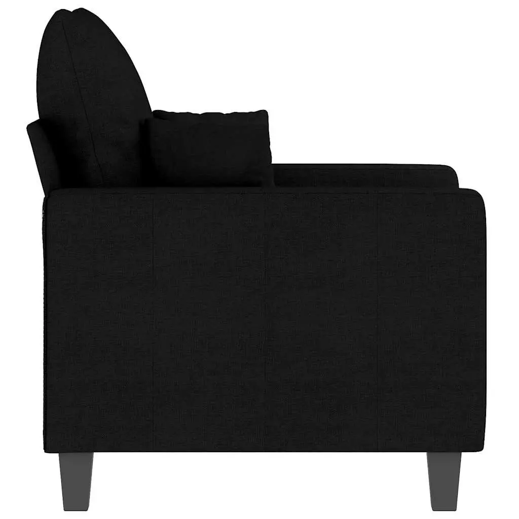 Fabric Sofa Chair for Living Room 60cm Black