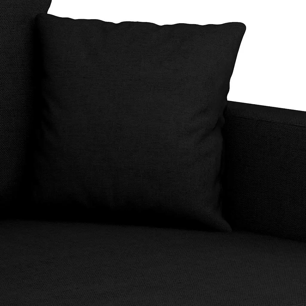 Fabric Sofa Chair for Living Room 60cm Black